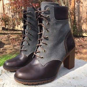 Timberland Glancy Mixed-Media Boots size 8.5